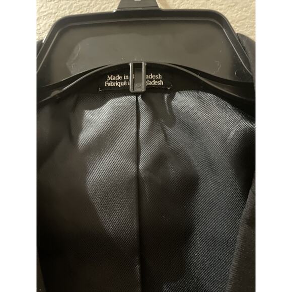 Joseph & Feiss Mens Solid Black Blazer Executive Fit Wool Size 44R - Picture 3 of 5
